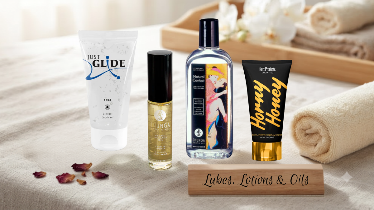 Lubes &amp; Lotions Collection  Smoother. Longer. Better. Every single time.  The right lubricant transforms every intimate experience — reducing friction, enhancing sensation, and making every touch feel effortless and deeply pleasurable.