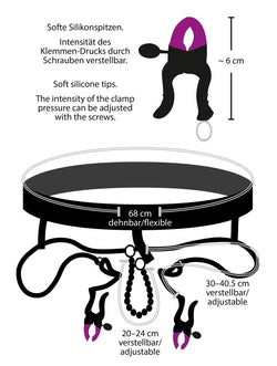 Bad Kitty Pearl String & Silicone Clamp