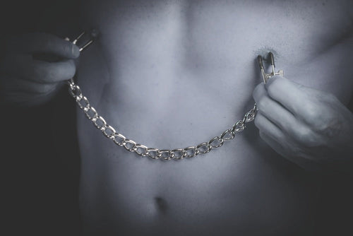 Bad Kitty Chain with Nipple Clamp