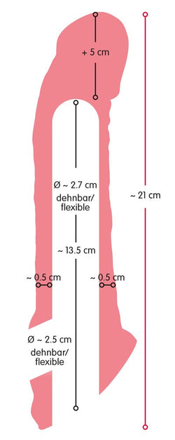 Nature Skin Penis Sleeve With Extension