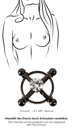 Bad Kitty Nipple Jewelry - Black