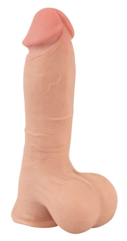 Nature Skin Dildo with Movable Skin 7.9"