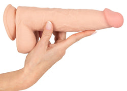 Nature Skin Dildo With Movable Skin 9.8"