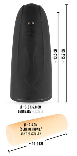 Rebel Masturbator with Sleeve and 2 Functions