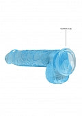 RealRock CC Dildo Balls Blue 6"