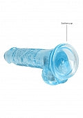 RealRock CC Dildo Balls Blue 7"