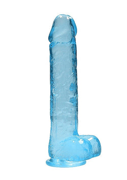 RealRock CC Dildo Balls Blue 9"