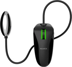 RealRock Hollow Strap-On Balls Black