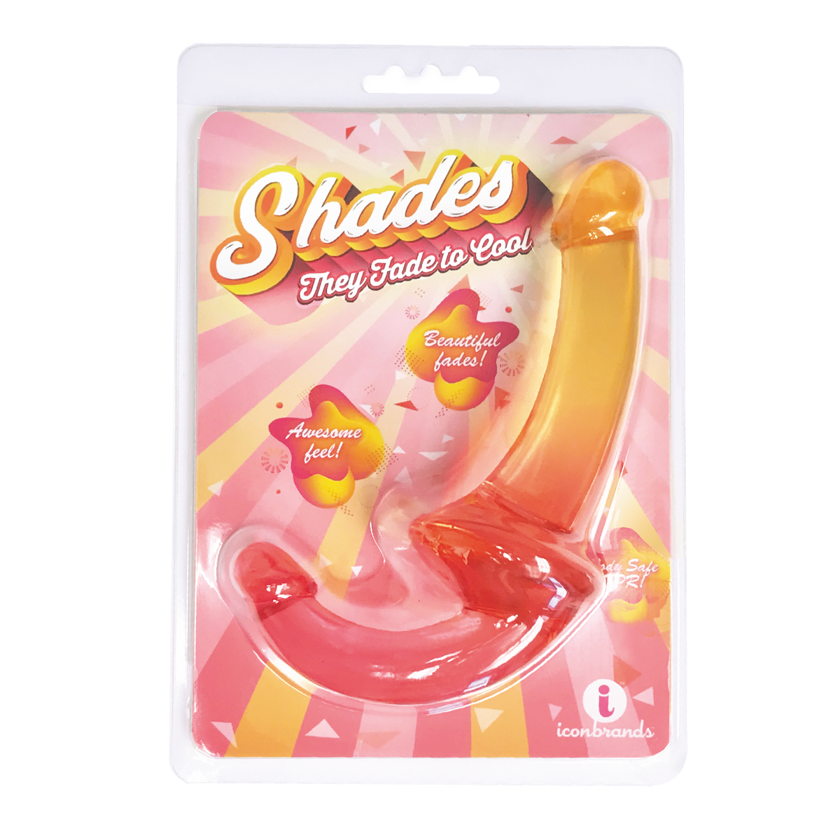 Shades Strapless Strap-On Double Dong 10"