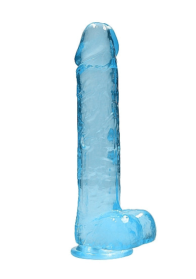 RealRock CC Dildo Balls Blue 10"