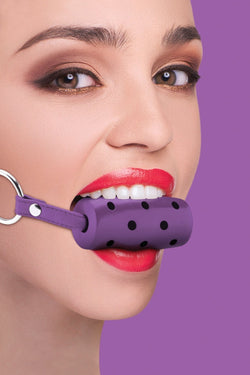 Ouch! Cylinder Gag Purple