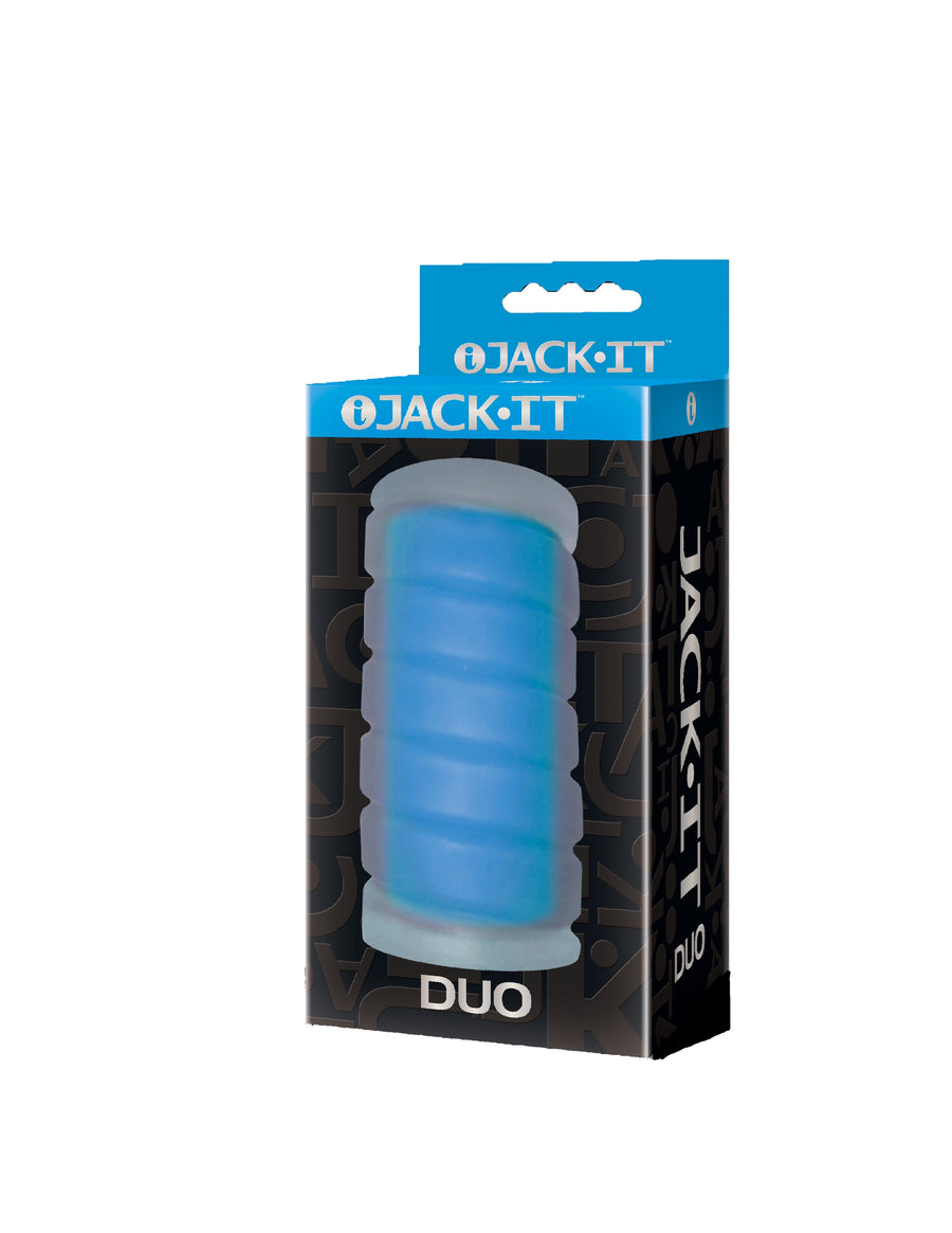 Jack It! Duo Stroker Masturbator Sky Blue
