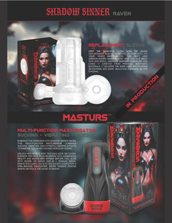 Masturs Raven Shadow Sinner Masturbator