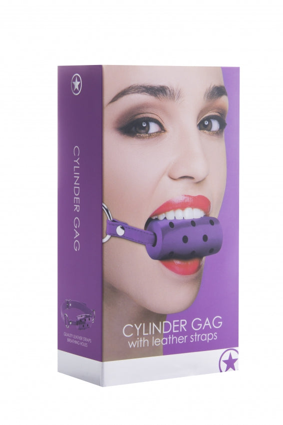 Ouch! Cylinder Gag Purple