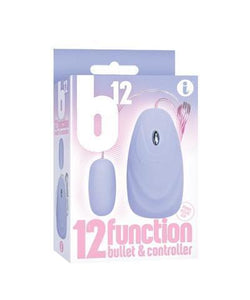 B12 Bullet 12-Function Remote Vibe Baby Blue