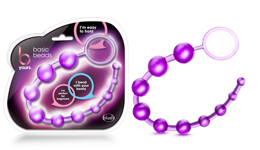 B Yours Basic Beads Anal Beads Purple