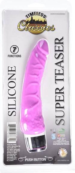 Timeless Classics Super Teaser Vibrator Pink 8"