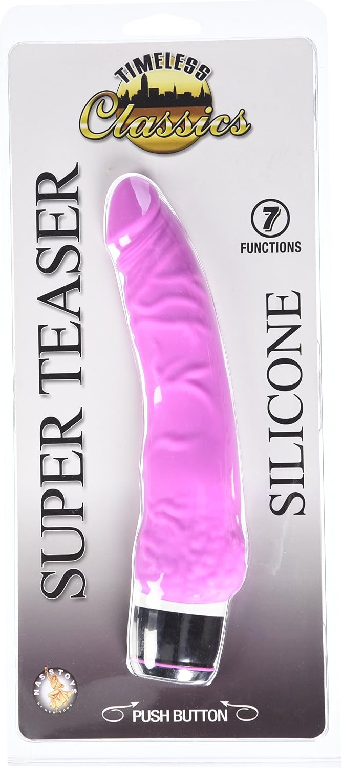 Timeless Classics Super Teaser Vibrator Pink 8"