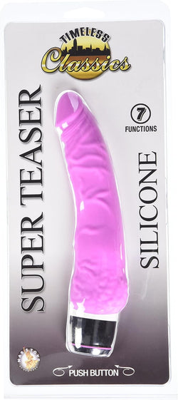 Timeless Classics Super Teaser Vibrator Pink 8"
