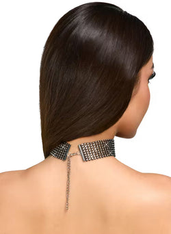 Cottelli Rhinestone Choker, Black
