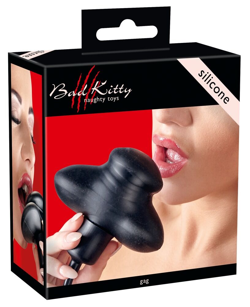 Bad Kitty Butterfly Gag Black
