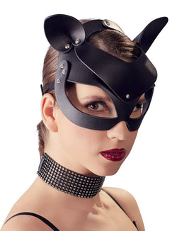 Bad Kitty Cat Mask Rhinestones Black