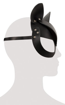 Bad Kitty Cat Mask Rhinestones Black