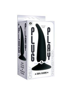 Plug & Play Silicone Butt Plug Chili Black