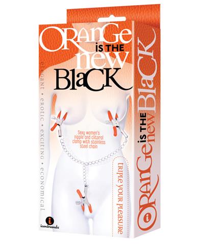 OITNB Triple Pleasure Nipple Clamps & Chain