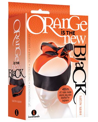 OITNB Satin Sash Reversible Blindfold 48"