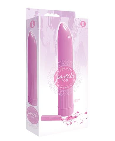 Pastel Vibes 7" Classic ABS Vibrator Rose