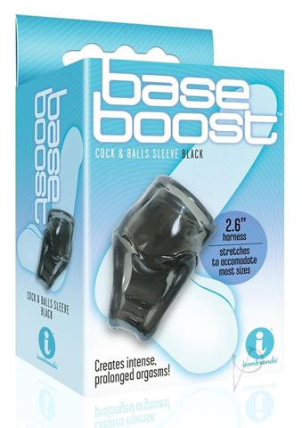 Base Boost Cock & Ball Sheath Black