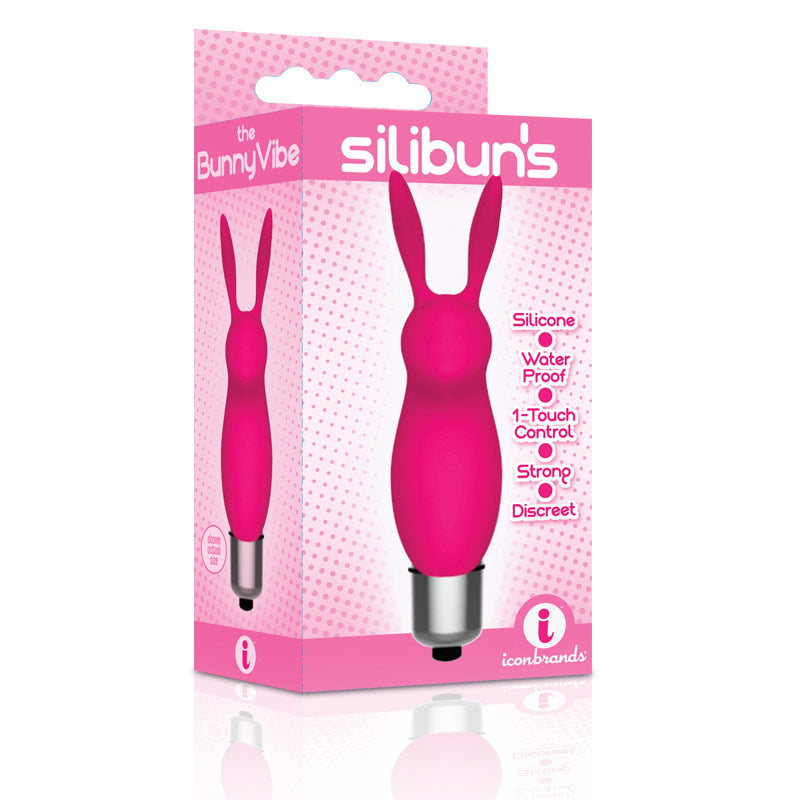Silibuns Silicone Bunny Bullet Vibe Pink