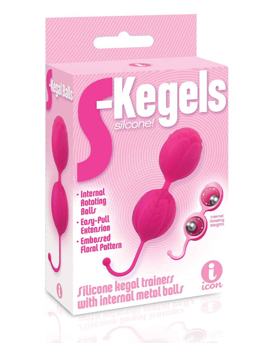 S-Kegel Balls Silicone & Metal Pink