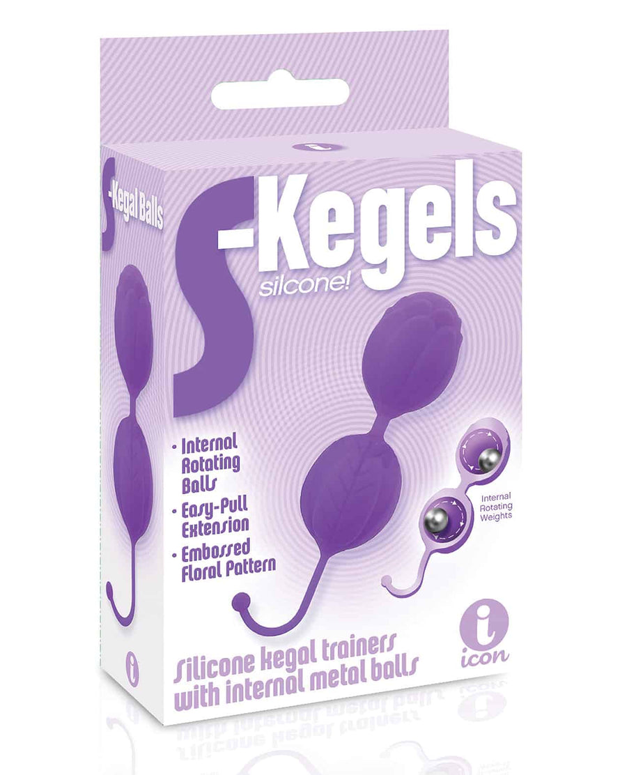 S-Kegel Balls Silicone & Metal Purple