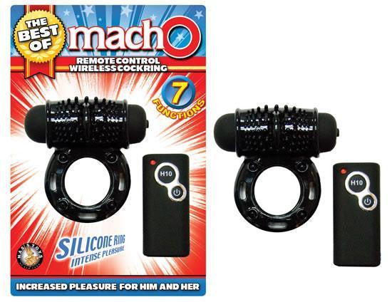 Macho Wireless Cock Ring Black