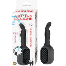 Vibrating Anal Douche - Black