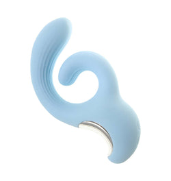 Sky Cumulus Swirl G Spot Vibe - Blue