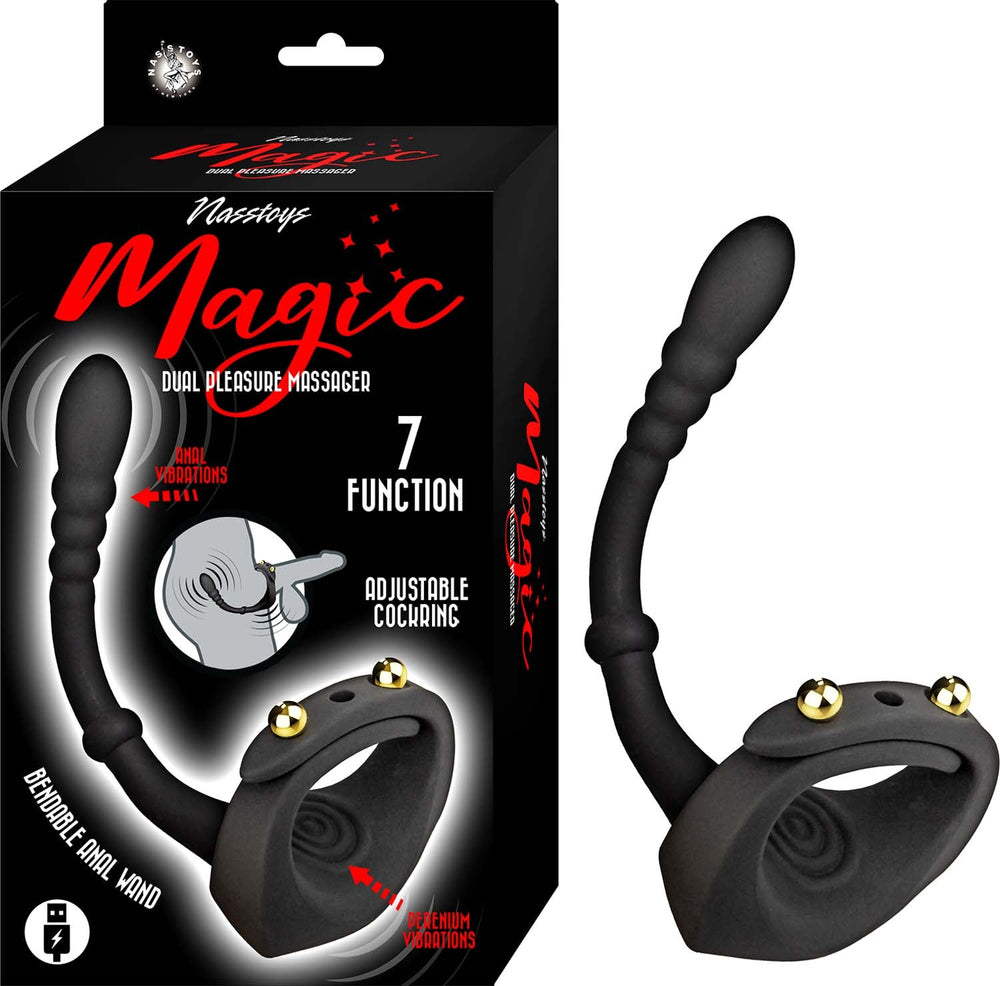 Magic Dual Pleasure Cock Ring & Butt Plug