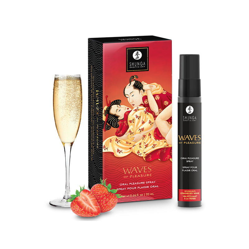 Shunga Waves of Pleasure Strawberry Wine 20ml