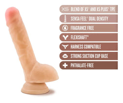 Au Naturel Sensa Feel Dildo Beige 9"
