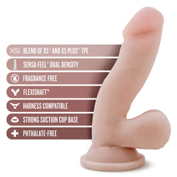 Au Naturel Sensa Feel Dildo Beige 6.5"