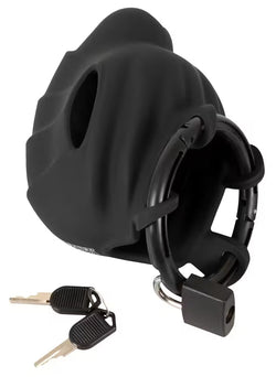 Black Velvet Cock & Ball Cage