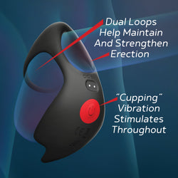 Firm Red Dot Cock Ring V2