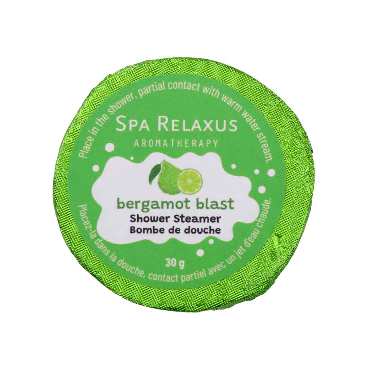 Relaxus Shower Steamer Bergamot Blast 30g