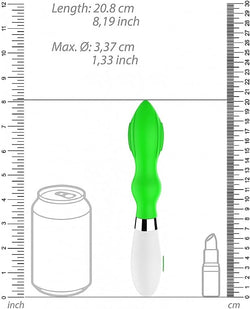 Astraea Silicone 10 Speed Vibrator Neon Green