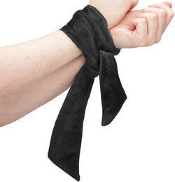 Ouch! Black Velvet Velcro Tie-Up