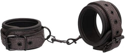Ouch! Elegant Wrist Cuffs Titanium Grey