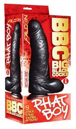 BBC Big Black Cock Phat Boy Dildo 10.75"