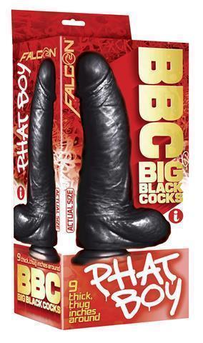 BBC Big Black Cock Phat Boy Dildo 10.75"